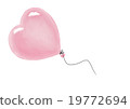 Heart shape air balloon 19772694