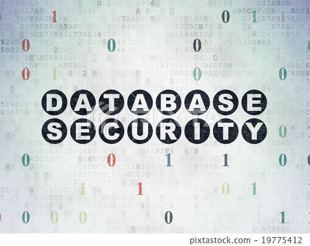 Software concept: Database Security on Digital Software concept: Database Security on Digital 19775412