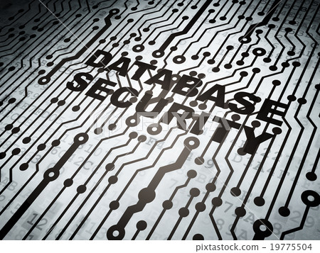Database concept: circuit board with Database Database concept: circuit board with Database 19775504