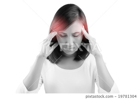 Woman having a headache 19781304