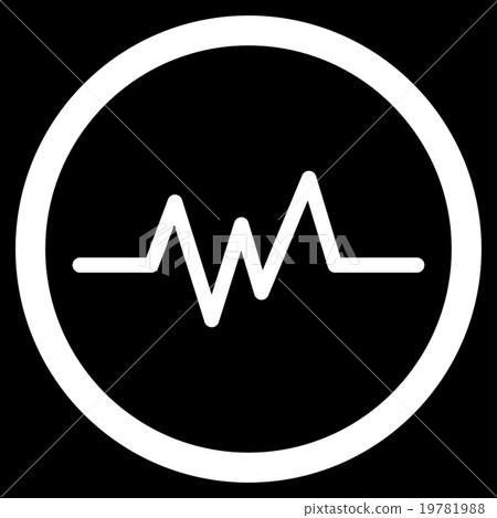 Pulse Monitoring Flat Icon 19781988