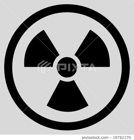 Radiation Danger Flat Icon Radiation Danger Flat Icon 19782170