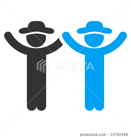 Hands Up Guys Icon 19782498
