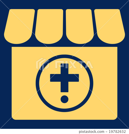 Drugstore Flat Icon 19782632