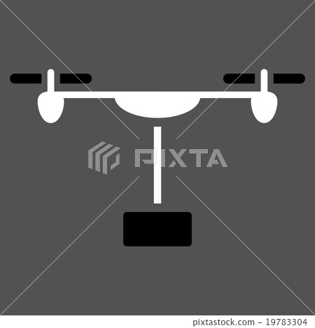 Drone Shipment Flat Icon Drone Shipment Flat Icon 19783304
