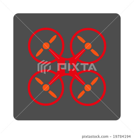 Medical Drone Flat Button Medical Drone Flat Button 19784194