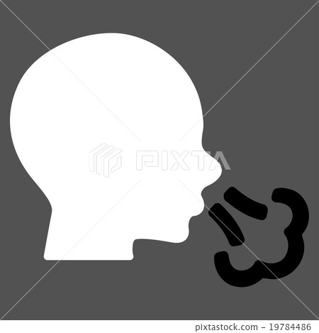 Sneezing Flat Icon Sneezing Flat Icon 19784486