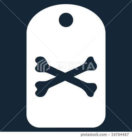 Death Tag Icon Death Tag Icon 19784487