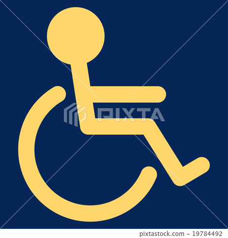 Handicapped Flat Icon 19784492