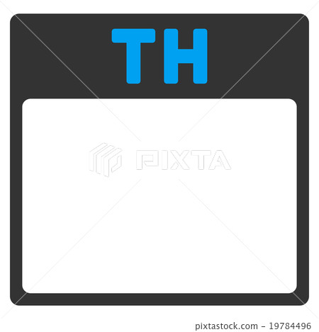 Thursday Flat Icon Thursday Flat Icon 19784496