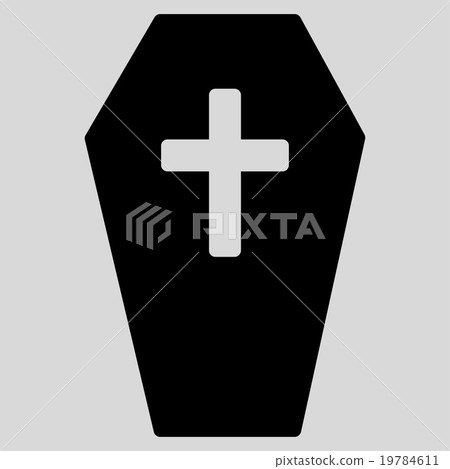 Coffin Flat Icon Coffin Flat Icon 19784611