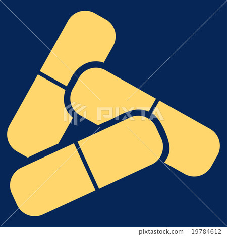 Pills Flat Icon Pills Flat Icon 19784612