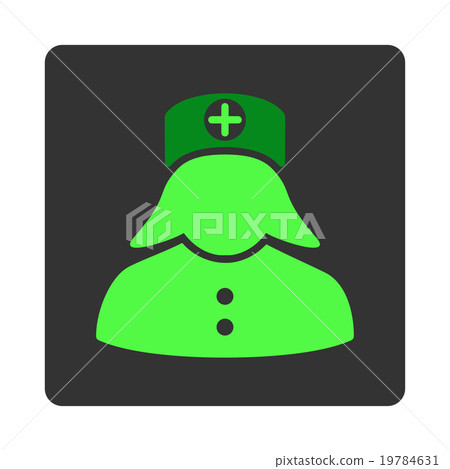 Nurse Flat Button 19784631
