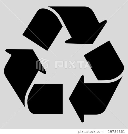 Recycle Flat Icon 19784861