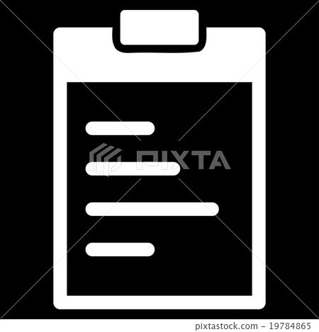 Pad Text Flat Icon Pad Text Flat Icon 19784865