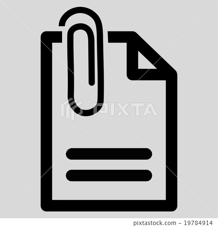 Attach Document Flat Icon Attach Document Flat Icon 19784914