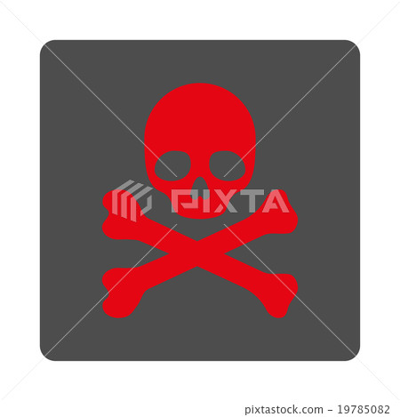 Death Rounded Square Button Death Rounded Square Button 19785082