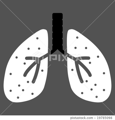 Lungs Flat Icon Lungs Flat Icon 19785098
