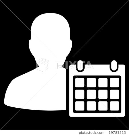 Patient Calendar Flat Icon 19785213