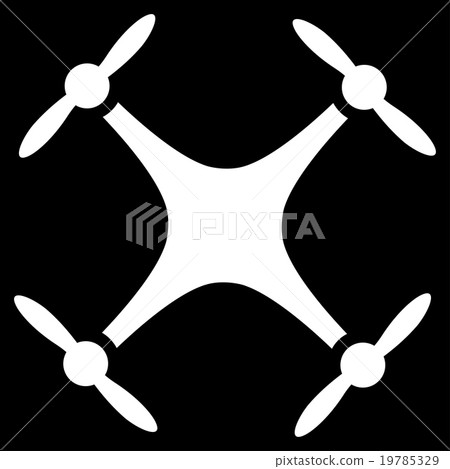 Airdrone Flat Icon Airdrone Flat Icon 19785329
