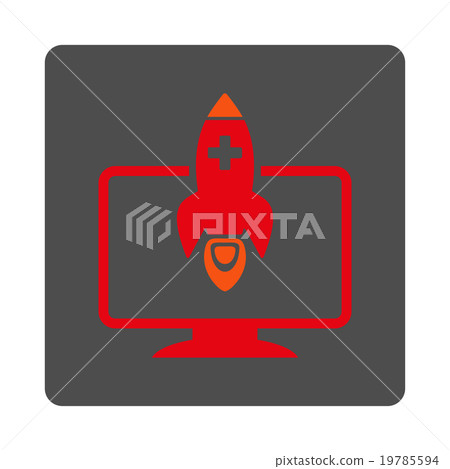 Medical Startup Flat Button Medical Startup Flat Button 19785594
