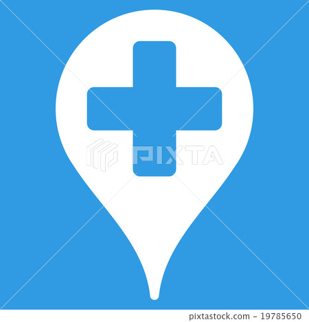 Medical Map Marker Icon Medical Map Marker Icon 19785650