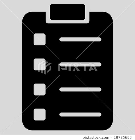 Pad Form Flat Icon Pad Form Flat Icon 19785693