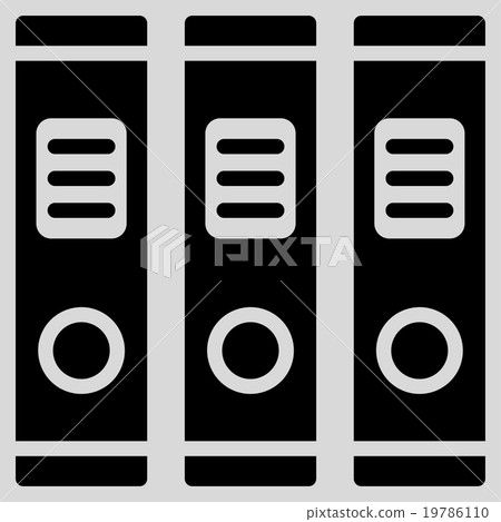 Office Books Flat Icon 19786110