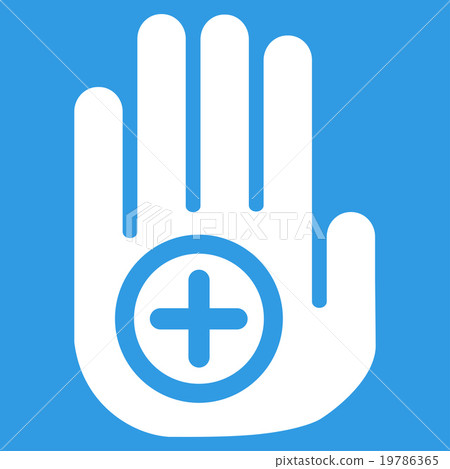 Hand Medical Marker Icon Hand Medical Marker Icon 19786365