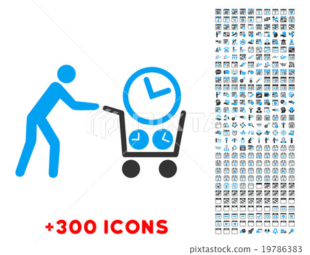 Clock Shopping Icon 19786383