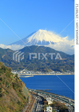 Fuji seen from the passed pass Fuji seen from the passed pass 19788712