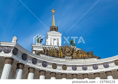 The main pavilion VVC Exhibition Moscow 19790228