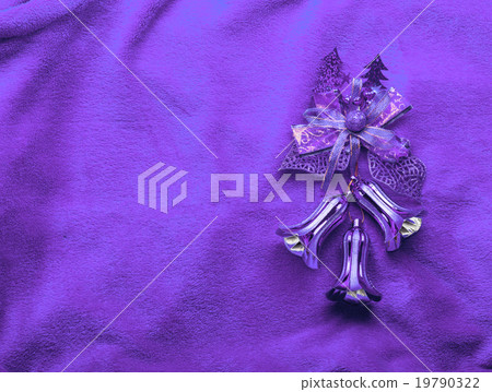 Xmas bells on violet background Xmas bells on violet background 19790322