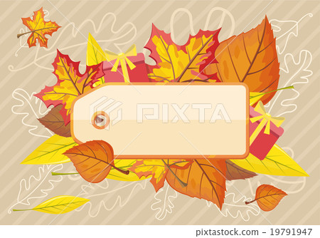 Tag Label Template for Autumn Sale Tag Label Template for Autumn Sale 19791947