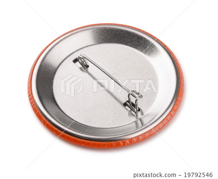 Back side of button badge 19792546