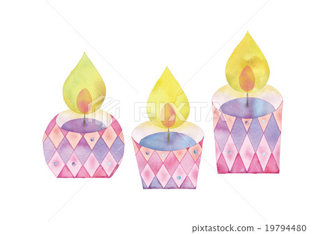 Candle illustration 19794480