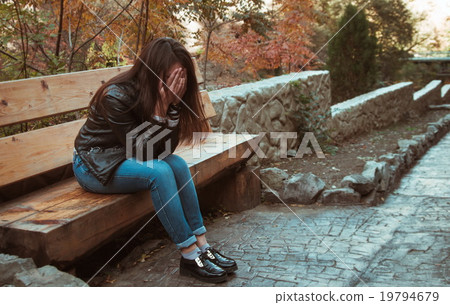 depressed girl depressed girl 19794679