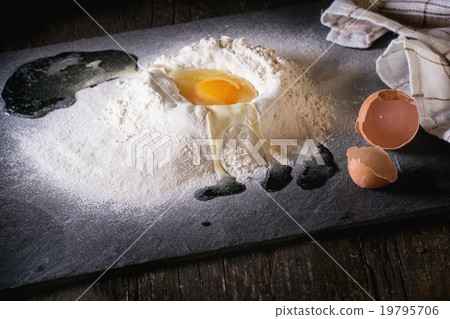 Flour and eggs Flour and eggs 19795706