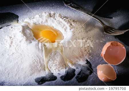 Flour and eggs Flour and eggs 19795708