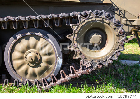 Caterpillars of the old soviet tank Caterpillars of the old soviet tank 19795774