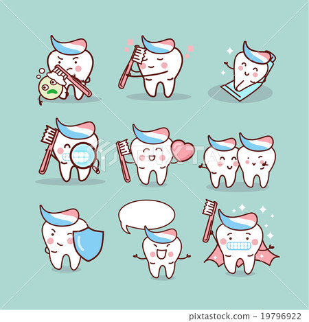 cute cartoon tooth brush concept cute cartoon tooth brush concept 19796922