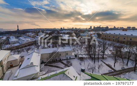Kiev-Pechersk Lavra at winter 19797177