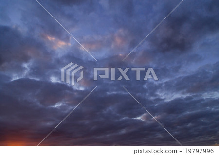 Cumulus clouds murphy clouds cloudy sky evening sunset wide sky sunny sky winter sky copy space character space Cumulus clouds murphy clouds cloudy sky evening sunset wide sky sunny sky winter sky copy space character space 19797996