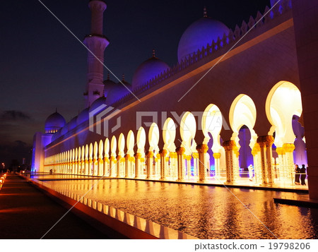 阿拉伯聯合酋長國/阿布扎比/ Sheikh Zayed Bin Sultan Al Nahyan清真寺 19798206