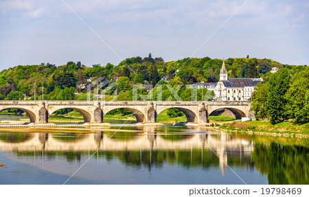 Pont Wilson on the Loire in Tours - France 19798469