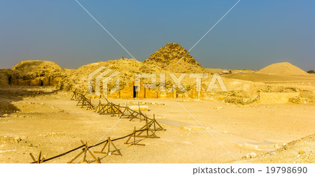 Tombs and pyramids at Saqqara - Egypt 19798690