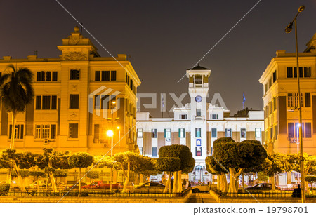 Cairo Governorate building at night - Egypt 19798701