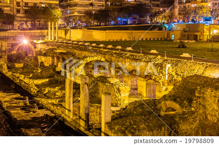 Roman Forum, Ancient Greek Agora in Thessaloniki 19798809