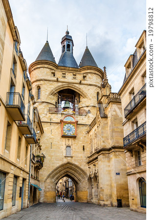 圖庫照片: porte cailhau in bordeaux - france