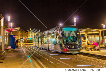 A tram in Bordeaux - France, Aquitaine 19798819